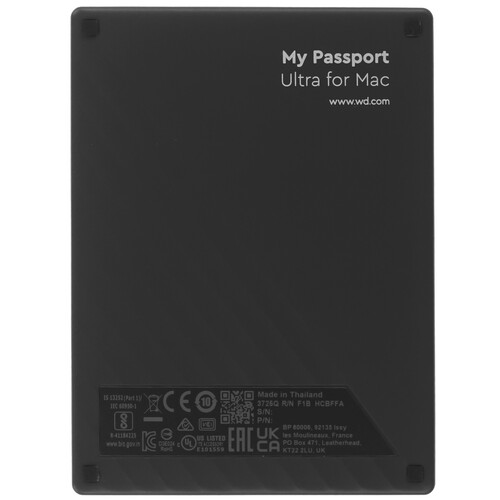Купить 6 ТБ Внешний HDD WD My Passport Ultra for Mac [WDBGKC0060BSL-WESN]  5616433. Характеристики, отзывы и цены в Донецке
