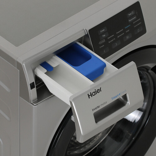 Купить Стиральная машина Haier HW70-BP12919S серебристый  9143543. Характеристики, отзывы и цены в Донецке