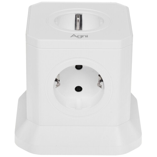 Купить Сетевой фильтр AGNI TP-VE4U5E белый  9289286. Характеристики, отзывы и цены в Донецке