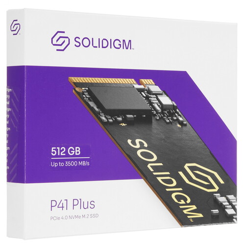 Купить 512 ГБ M.2 NVMe накопитель Solidigm P41 Plus Series  5435708. Характеристики, отзывы и цены в Донецке