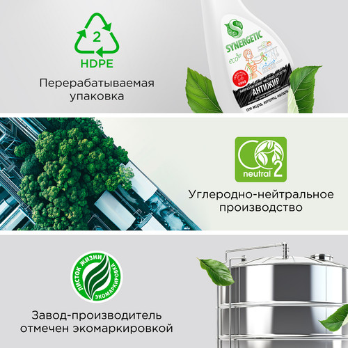 Купить Чистящее средство Synergetic 106055  5609197. Характеристики, отзывы и цены в Донецке