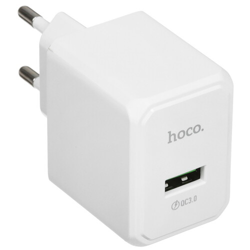 Купить Сетевое зарядное устройство Hoco CS12A белый  5474827. Характеристики, отзывы и цены в Донецке