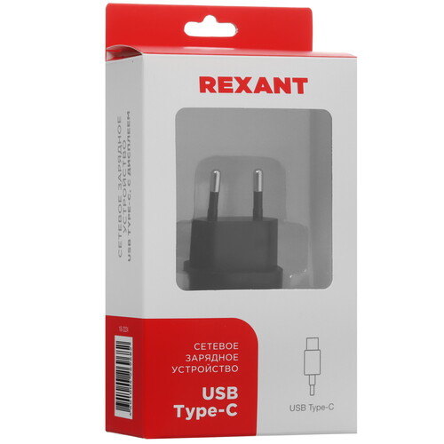 Купить Сетевое зарядное устройство REXANT черный  5479525. Характеристики, отзывы и цены в Донецке