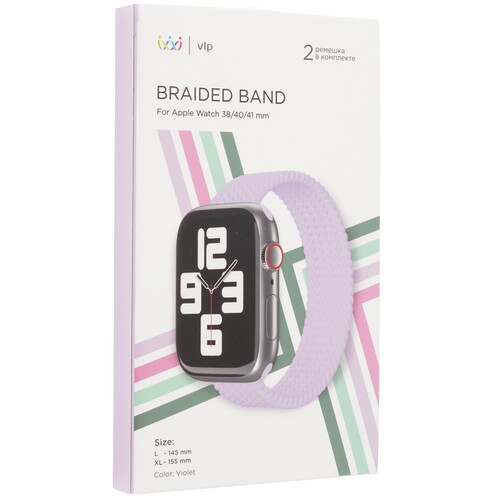 Купить Ремешок VLP для Apple Watch 38/ 40/ 41mm фиолетовый  9263185. Характеристики, отзывы и цены в Донецке