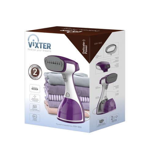 Купить Отпариватель VIXTER GSH-1800 фиолетовый  9300541. Характеристики, отзывы и цены в Донецке