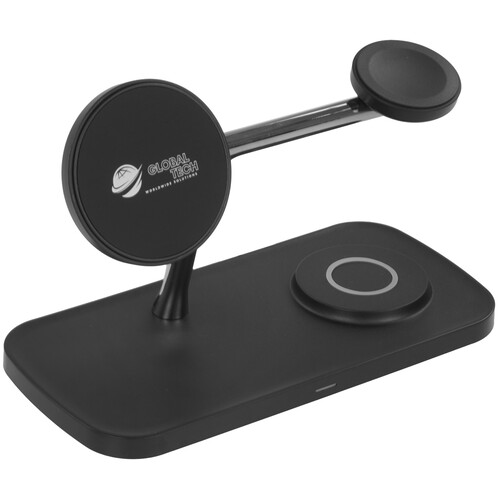 Купить Беспроводное зарядное устройство Global Tech T-255 серый  9258559. Характеристики, отзывы и цены в Донецке