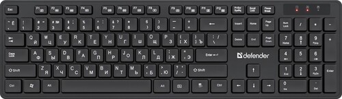 Купить Клавиатура+мышь беспроводная   Defender Lima C-993 черный  9196341. Характеристики, отзывы и цены в Донецке