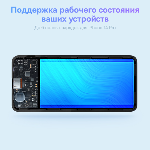 Купить Портативный аккумулятор Baseus Airpow черный  5609319. Характеристики, отзывы и цены в Донецке