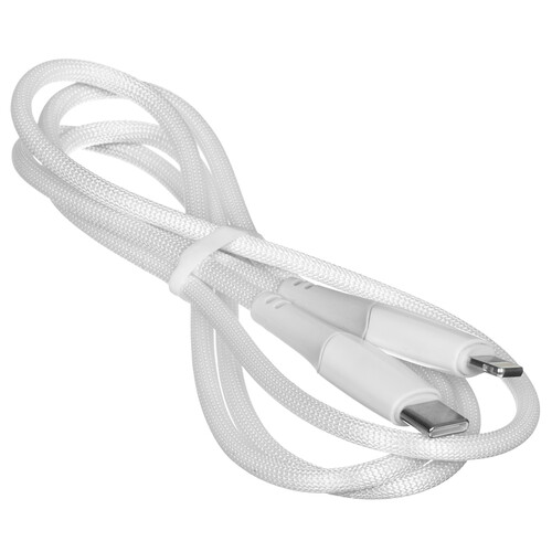 Купить Кабель круглый Hoco Lightning 8-pin - USB 2.0 Type-A белый 1 м  5635317. Характеристики, отзывы и цены в Донецке