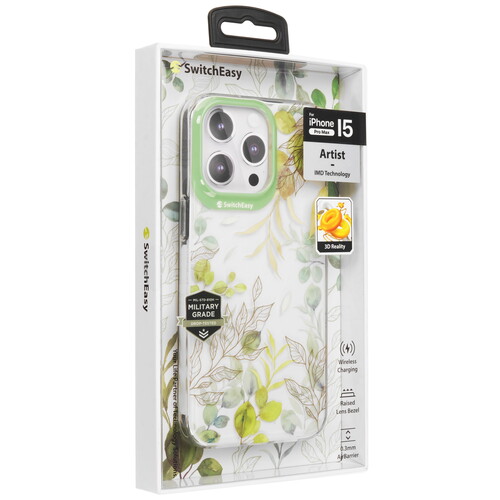 Купить Накладка  SwitchEasy Artist для Apple iPhone 15 Pro Max разноцветный/прозрачный  9106816. Характеристики, отзывы и цены в Донецке