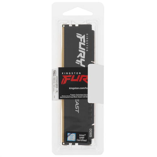 Купить Оперативная память Kingston FURY Beast Black [KF556C40BB-16] 16 ГБ  5053600. Характеристики, отзывы и цены в Донецке