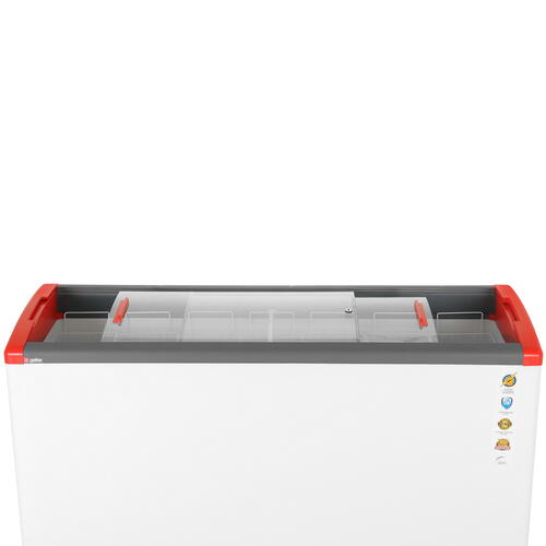 Купить Морозильный ларь Frostor Gellar FG 700 E белый, красный  1229601. Характеристики, отзывы и цены в Донецке
