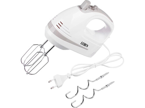 Купить Миксер LEBEN 269-031 белый  5070033. Характеристики, отзывы и цены в Донецке