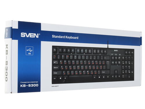 Купить Клавиатура  проводная SVEN KB-S300  1228800. Характеристики, отзывы и цены в Донецке