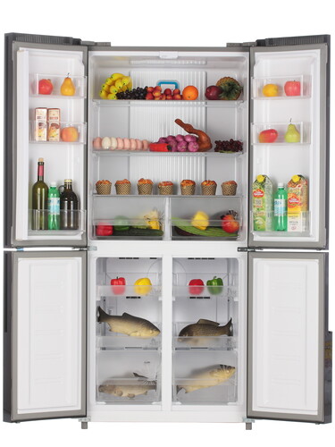 Купить Холодильник многодверный   GiNZZU NFK-500 белый  1129215. Характеристики, отзывы и цены в Донецке