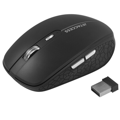 Купить Мышь беспроводная JETACCESS OM-98 BW  черный  9314156. Характеристики, отзывы и цены в Донецке