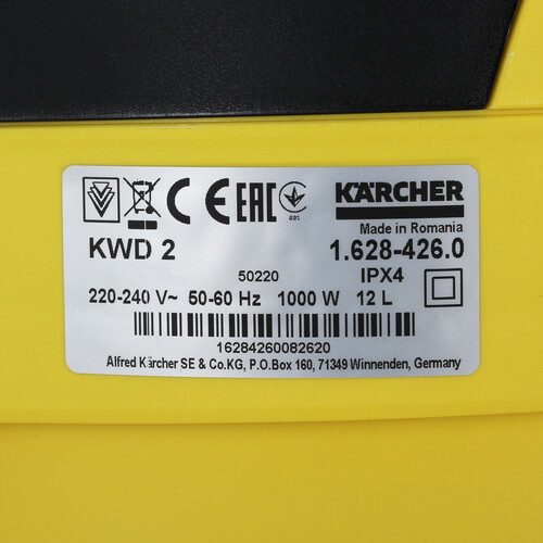 Купить Хозяйственный пылесос  Karcher KWD 2 V-12/4/18  5614776. Характеристики, отзывы и цены в Донецке