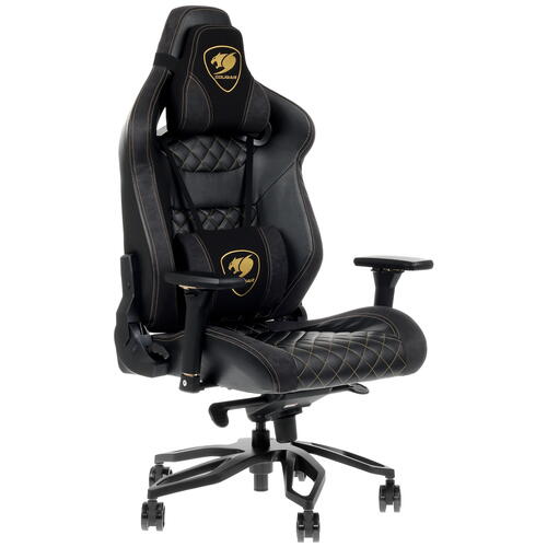 Купить Кресло игровое Cougar THRONE ROYAL черный  1610243. Характеристики, отзывы и цены в Донецке