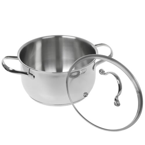 Купить Кастрюля Aceline Crystal A3CA251 2.5 л 18 см серебристый  4744786. Характеристики, отзывы и цены в Донецке
