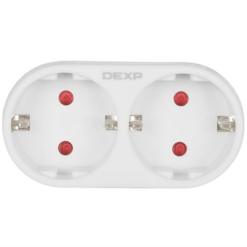 Купить Разветвитель DEXP SE2 белый  5404320. Характеристики, отзывы и цены в Донецке