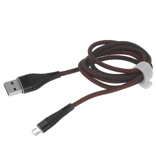 Купить Кабель круглый TFN micro USB - USB 2.0 Type-A черный 1 м  9246188. Характеристики, отзывы и цены в Донецке