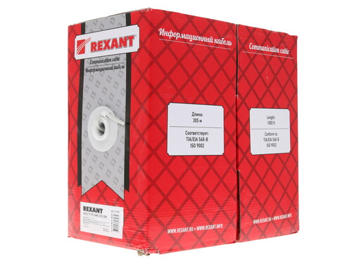Купить Витая пара Rexant 01-0122  1159706. Характеристики, отзывы и цены в Донецке