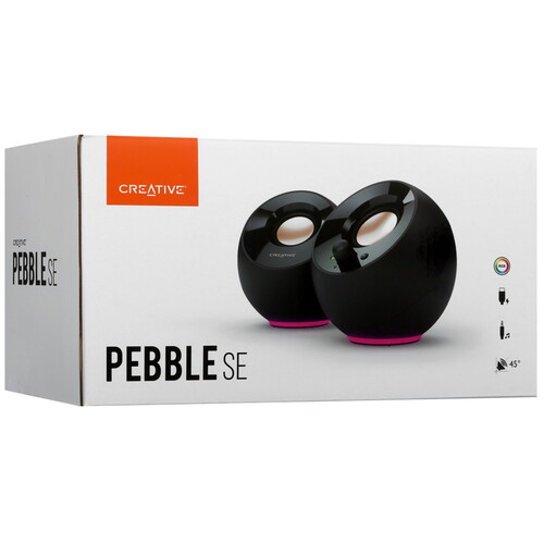 Купить Колонки Creative PEBBLE SE черный  5479745. Характеристики, отзывы и цены в Донецке