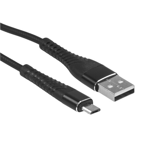 Купить Кабель круглый HAVIT micro USB - USB 2.0 Type-A черный 1 м  9228923. Характеристики, отзывы и цены в Донецке