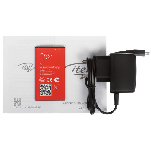 Купить Сотовый телефон Itel it2176 синий/черный  5462630. Характеристики, отзывы и цены в Донецке