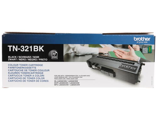 Купить Картридж лазерный Brother TN-321BK черный  1036730. Характеристики, отзывы и цены в Донецке