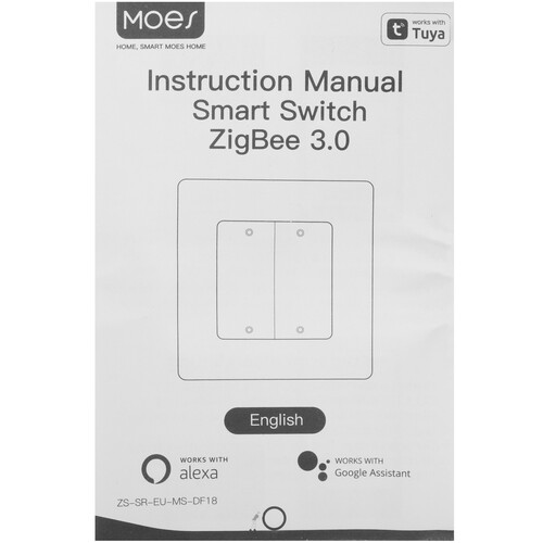 Купить Умный выключатель MOES SR-ZS  5635792. Характеристики, отзывы и цены в Донецке