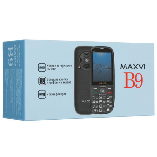 Купить Сотовый телефон Maxvi B9 красный  4714229. Характеристики, отзывы и цены в Донецке