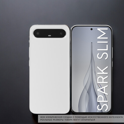 Купить 6.78" Смартфон Tecno SPARK Slim 256 ГБ белый  5636321. Характеристики, отзывы и цены в Донецке