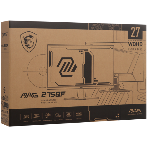 Купить 27" Монитор MSI MAG 275QF черный  5453067. Характеристики, отзывы и цены в Донецке