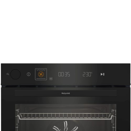 Купить Электрический духовой шкаф Hotpoint HSTF 1352 H BL черный  9311550. Характеристики, отзывы и цены в Донецке