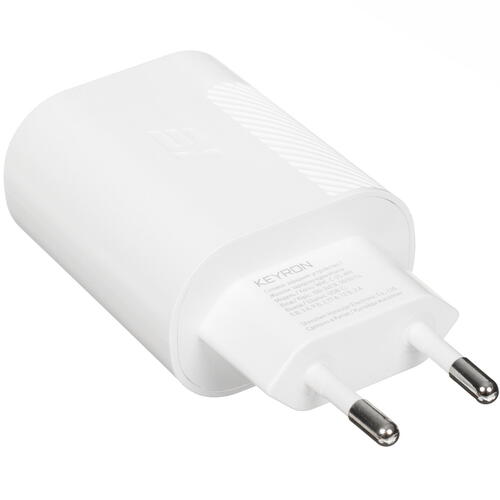 Купить Сетевое зарядное устройство KEYRON WHC-C-25 белый  5401682. Характеристики, отзывы и цены в Донецке