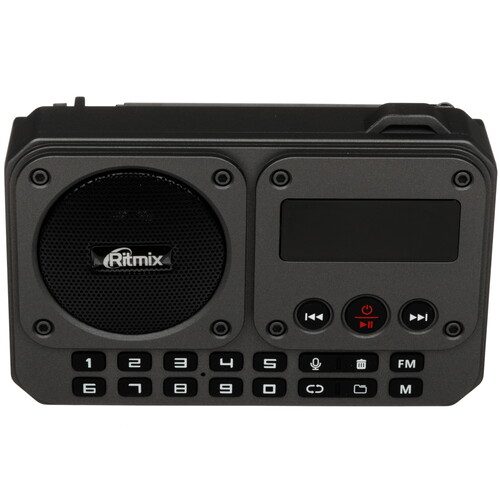 Купить Радиоприемник Ritmix RPR-010 черный  9201098. Характеристики, отзывы и цены в Донецке