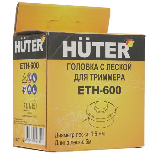 Купить Триммерная головка Huter ETH-600 ENB  5346213. Характеристики, отзывы и цены в Донецке