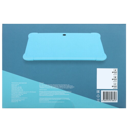 Купить 8" Планшет KENSHI Kids H34 LTE 64 ГБ голубой  9121191. Характеристики, отзывы и цены в Донецке