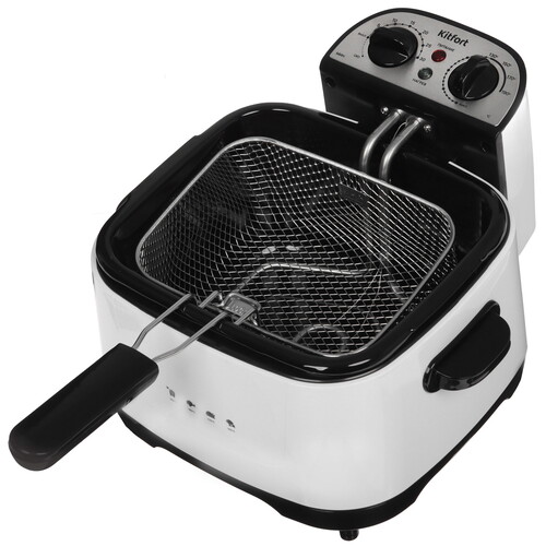 Купить Фритюрница Kitfort КТ-6239 белый  9117547. Характеристики, отзывы и цены в Донецке