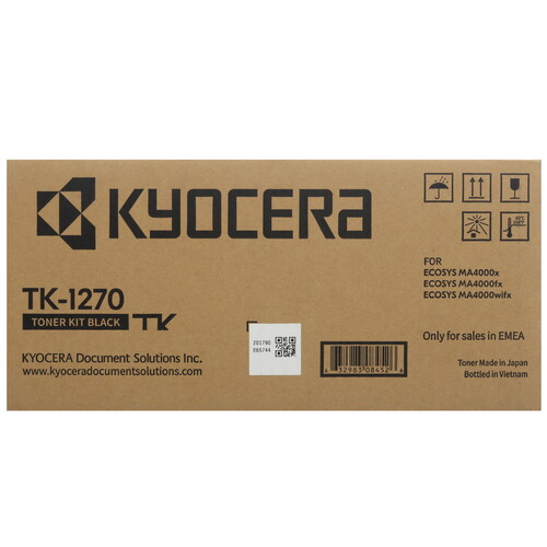 Купить Тонер-картридж лазерный Kyocera TK-1270 черный  5641986. Характеристики, отзывы и цены в Донецке