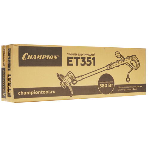 Купить Триммер электрический Champion ET351  4887575. Характеристики, отзывы и цены в Донецке