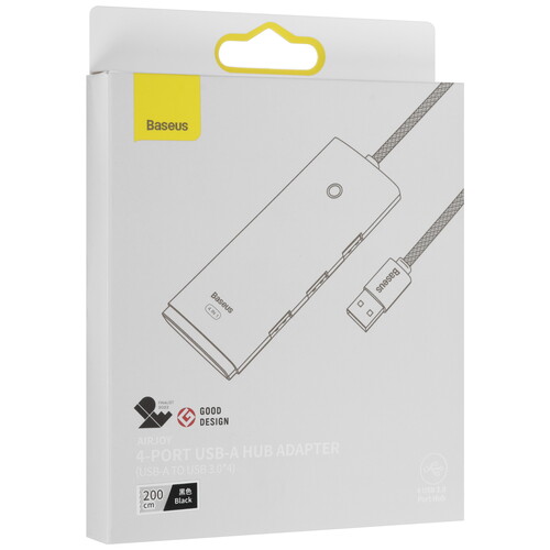 Купить USB-разветвитель Baseus Airjoy Series Round Box HUB  5488028. Характеристики, отзывы и цены в Донецке