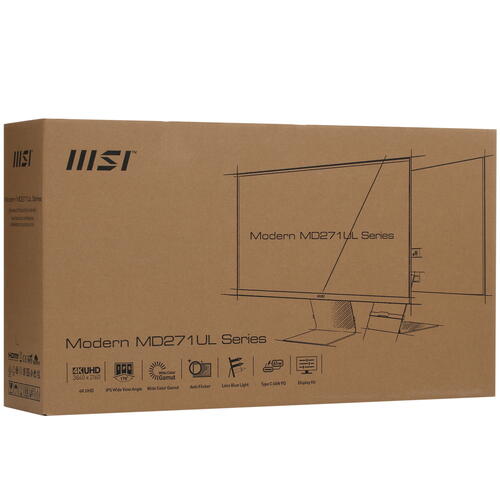 Купить 27" Монитор MSI Modern MD271UL серый  5092921. Характеристики, отзывы и цены в Донецке