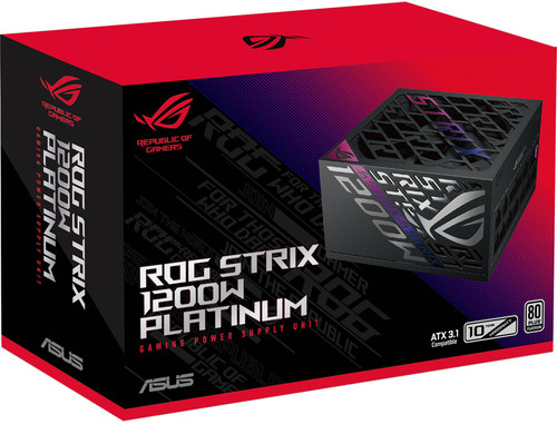 Купить Блок питания ASUS ROG STRIX 1200W Platinum [90YE00W0-B0NA00] черный  9310629. Характеристики, отзывы и цены в Донецке