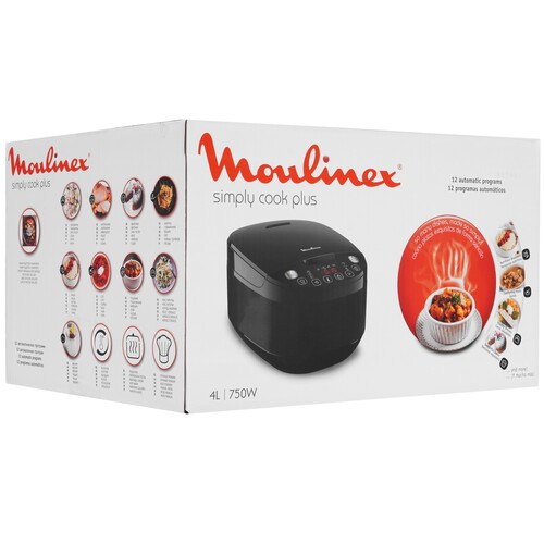 Купить Мультиварка Moulinex Simply cook MK622832 черный  5496110. Характеристики, отзывы и цены в Донецке