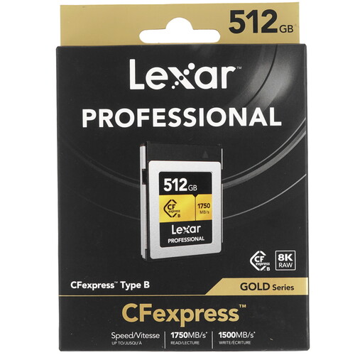 Купить Карта памяти Lexar CFexpress SDXC 512 ГБ [LCXEXPR512G-RNENG]  9262253. Характеристики, отзывы и цены в Донецке