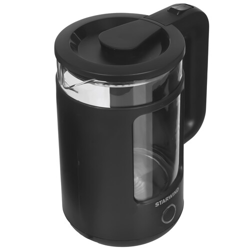 Купить Электрочайник Starwind SKG1053 черный  5361987. Характеристики, отзывы и цены в Донецке