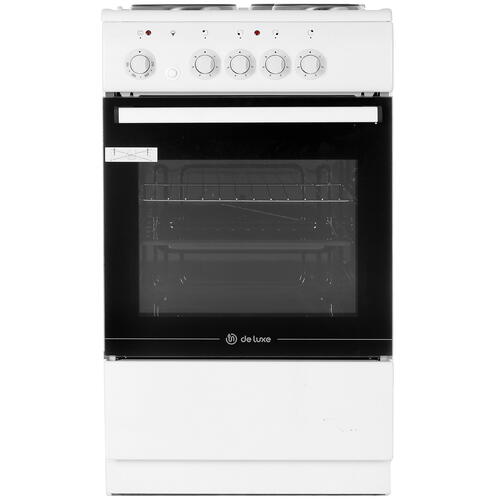 Купить Электрическая плита De Luxe 5004.22э 030 белый  4729223. Характеристики, отзывы и цены в Донецке