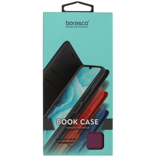 Купить Чехол-книжка  BoraSCO Book Case для Infinix HOT 50 4G фиолетовый  5490496. Характеристики, отзывы и цены в Донецке